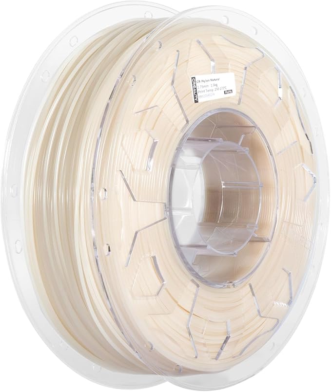 Creality Nylon Filament 1.75mm, 3D Printer Filament, 1.0kg (2.2lbs) Spool, No Warp Enhanced Toughness, Dimensional Accuracy ±0.03mm Printing Filament, for 3D Printers (Nylon) - Image 5