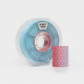 R3D Dual Color Silk PLA Filament, Co-Extrusion 3D Printer Filament 1.75mm, 30-370 mm/s High Speed PLA, Dimensional Accuracy +/- 0.02 mm, 1KG Plastic Spool (Matte Blue-Red) by R3D