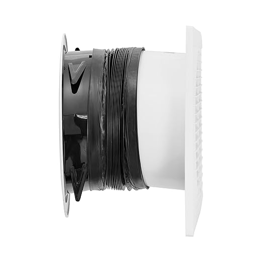 VEVOR Through-the-Wall Ventilation Fan， White Grille, 110 CFM, 6.8" Diameter Exhaust Fan Duct with 10-Inch Retractable Hose for Kitchen, Living & Laundry Room Workshop - Image 10