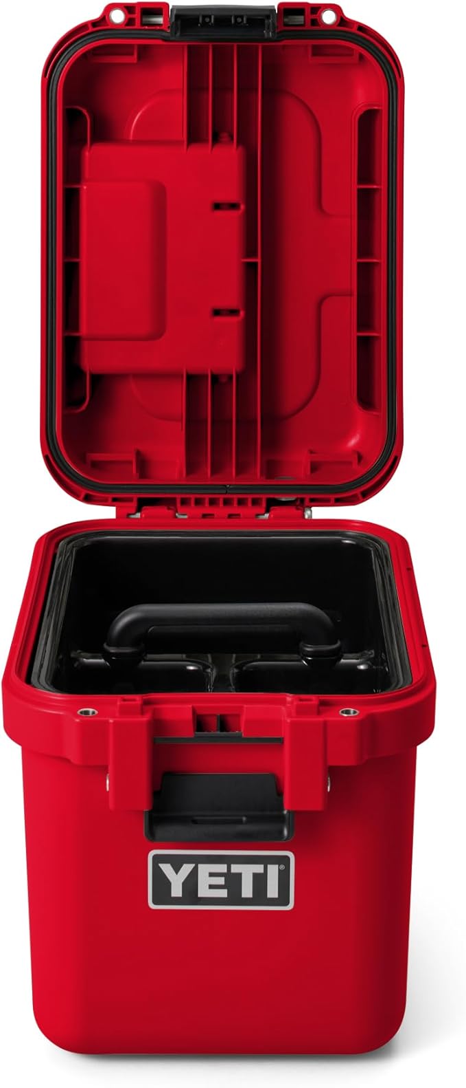 YETI LoadOut 15 GoBox Divided Waterproof Cargo Case, Dry Box, Camera Case, Fishing Tackle Box, Rescue Red - Image 5