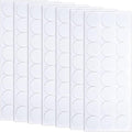 160 Pcs Small Felt Furniture Pads, Self-Adhesive EVA Foam Dot Circles, Round Felt Furniture Stickers for Desks Drawers Vases Photo Frames Cabinets Doors Candlesticks - White (1.18") by Unknown