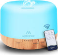 500ml Diffuser with Remote Control Waterless Automatic Shut Off Essential Oil Diffusers with Timing Mode Adjustable Oil Diffuser for Home by MISERWE