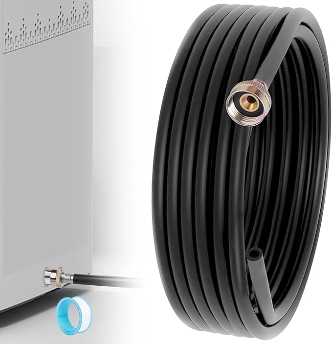 2 M/6.6 FT Dehumidifier Drain Hose 3/4 Inch FHT Connection Brass Thickened Drain Hose, Heavy Duty and Flexible Drainage Hose fits for Most of Dehumidifiers by Sankoly
