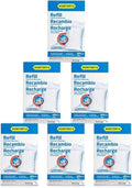 HUMYDRY Moisture Absorber Refills for 35.3 Oz Dehumidifier Device, Pack of 6 Unscented Humidity Absorber Bags, Non Electric Refill Pouches For Basements Garages Offices RVs and Large Enclosed Spaces by Humydrymoistureabsorbers