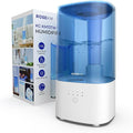 Cool Mist Humidifiers for Bedroom, 2.0L Small Humidifier for Baby and Plant, Last Up to 10H on Max Mist Setting, Auto Shut-Off, Auto-Off Indicator, 360° Nozzle by ROSEKM