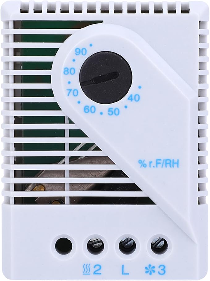 MFR012 Mechanical Humidity Controller Hygrostat, Humidity Regulator for TV Cabinet, PC l with , 35mm DIN Inlation, 12 Wide Vol Input - Image 5