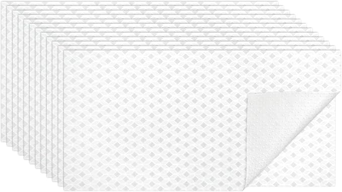 Cooyes 12 PCS Refrigerator Liners, 12" x 24" Non-Slip Fridge Liners Strong Absorbent Washable Non-Adhesive, Refrigerator Shelf Liners and Mats for Shelves, Drawers, Kitchen Cabinets(Gray Slate) - Image 9