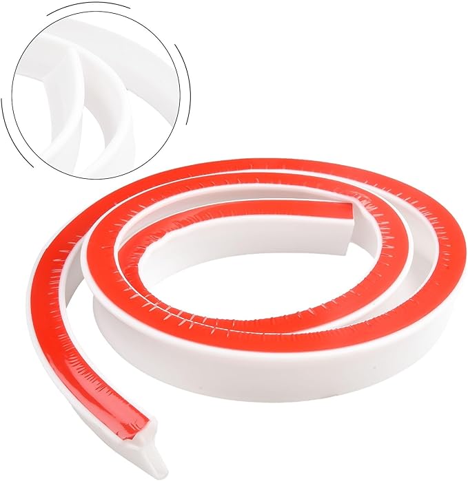Silicone Water Stopper and Shower Barrier, 50-300cm Flexible Waterproof Strip for Curbless Showers and Bathroom Moisture Control(5cm-White 200cm) - Image 5