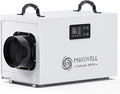 235 Pints Commercial Dehumidifier with Pump Crawl Space Dehumidifiers for Basement with Drain Hose Water Damage Restoration Unit Ideal for up to 8,000 sq ft Industrial and Job Sites by Moiswell