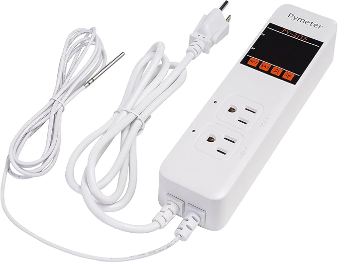 Attic Fan Thermostat Controller Temperature Switch Plug Outlet for Seedlings, Germination, Rooting, Greenhouse, Fermentation, Reptile, Terrarium Heating Mats - Image 7