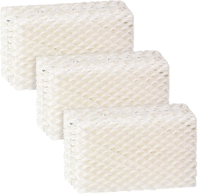 Sgizoku WF813 Humidifier Filters Compatible with Equate EQWF813 PCWF813 Relion RCM832 RCM-832N Protec RWF813 EQ-2119-UL PCCM-832N Cool Mist Humidifiers - Replacement Wick Filter 3 Pack by Sgizoku