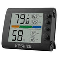 Hygrometer Thermometer Gauge Mini Digital, Monitor Indoor Outdoor Humidity Meter Temperature for Humidifiers Dehumidifiers Greenhouse Reptile Humidor by KESHIDE
