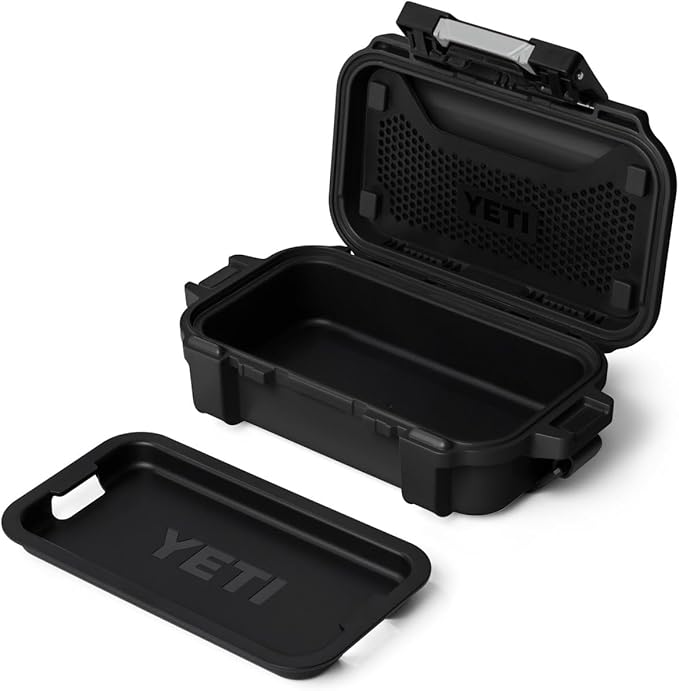 YETI LoadOut GoBox 1 Divided Waterproof Cargo Case, Dry Box, Camera Case, Fishing Tackle Box, Black - Image 5