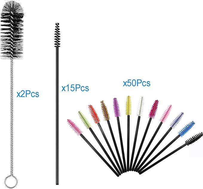 Hummingbird Feeder Cleaning Brushes, 67 Pieces 3 Size Mini Nylon Tube Brush Set Nylon Hummingbird Feeder Parts Cleaning Tiny Cleaning Brush Kit for Tubes, Jars, Bird Feeder, Bottles - Image 2
