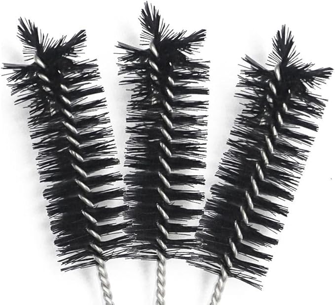 6 Piece 65mm Mini Short Soft Nylon Brush Cleaner for Glass Tube Cleaning Tools Lab Brushes - Image 4