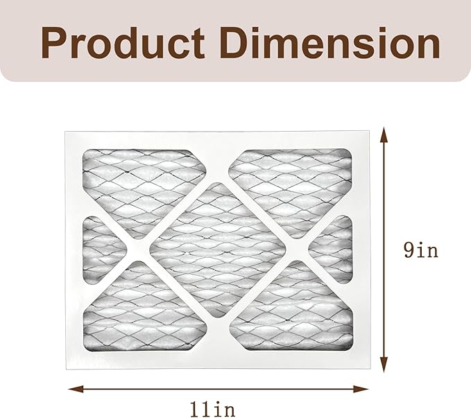 4 Pack 9 x 11 x 1 MERV 13 Replacement Dehumidifier Filters, Compatible with Santa Fe Compact 70, Ultra 70, Element, Compact 2, UA 65H Dehumidifier Models - for Crawl Spaces and Basements - Image 4