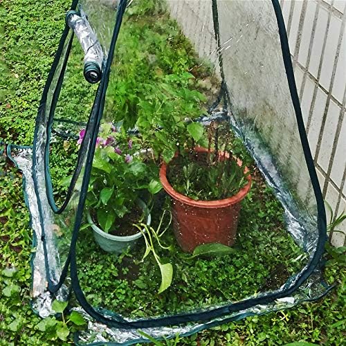 porayhut Pop Up Greenhouse Cover Flower House Mini Gardening Plant Flower Sunshine Room Room,Backyard PVC Greenhouse Cover for Cold Frost Protector Gardening Plants - Image 8