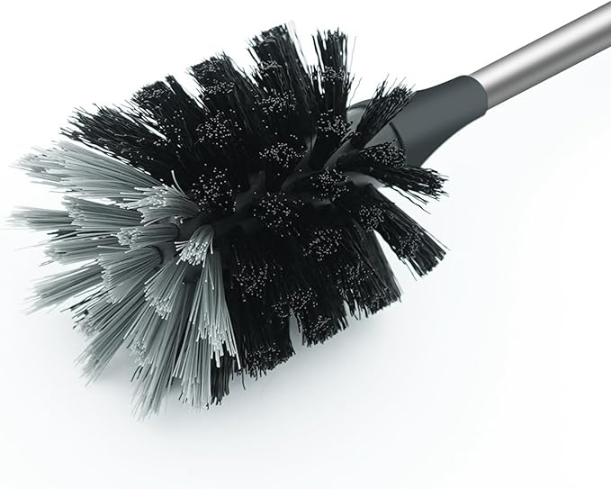 Long Bottle Brush, 15.15 in Bendable Cleaner Brushes for Cleaning Neck Beer Bottles, Wine, Baby Bottles, Water Bottles, Tumblers, Flask, Bird Feeder, Vase, Pipes and Brewing Supplies Black/1Pack - Image 2