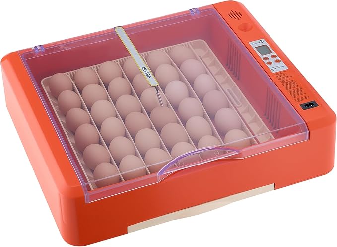 VEVOR 36 Egg Incubator, Automatic Egg Turner with LED Candler & Water Tray, Temperature & Humidity Control, 360° View Clear Window, Poultry Eggs Incubators for Hatching Chicks Ducks Goose Quails - Image 10