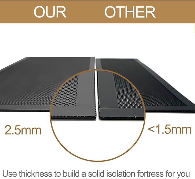 Magnetic Vent Covers Screen 4 Pack - 4x10 Inch Air Vent Filters with Durable PVC Frame, Washable Mesh Screen for Home HVAC, Floor Registers & Vents - Secure Fit, Easy Installation - Image 3