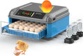 Upgraded Egg Incubator for Hatching Eggs - Chicken Egg Incubator with Automatic Egg Turning, Humidity Control, Water Adding System, Egg Candler, Ideal for Chicken, Duck, Quail Eggs (36 Eggs) by DEZHXHE