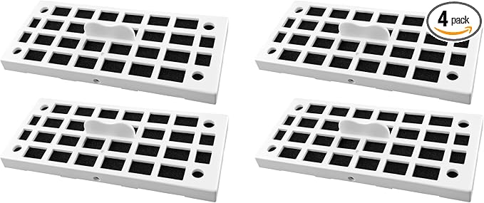 Nispira Replacement Air Deodorizer Filter Compatible with GE Cafe Series Refrigerator ODORFILTER - 4 Filters by Nispira