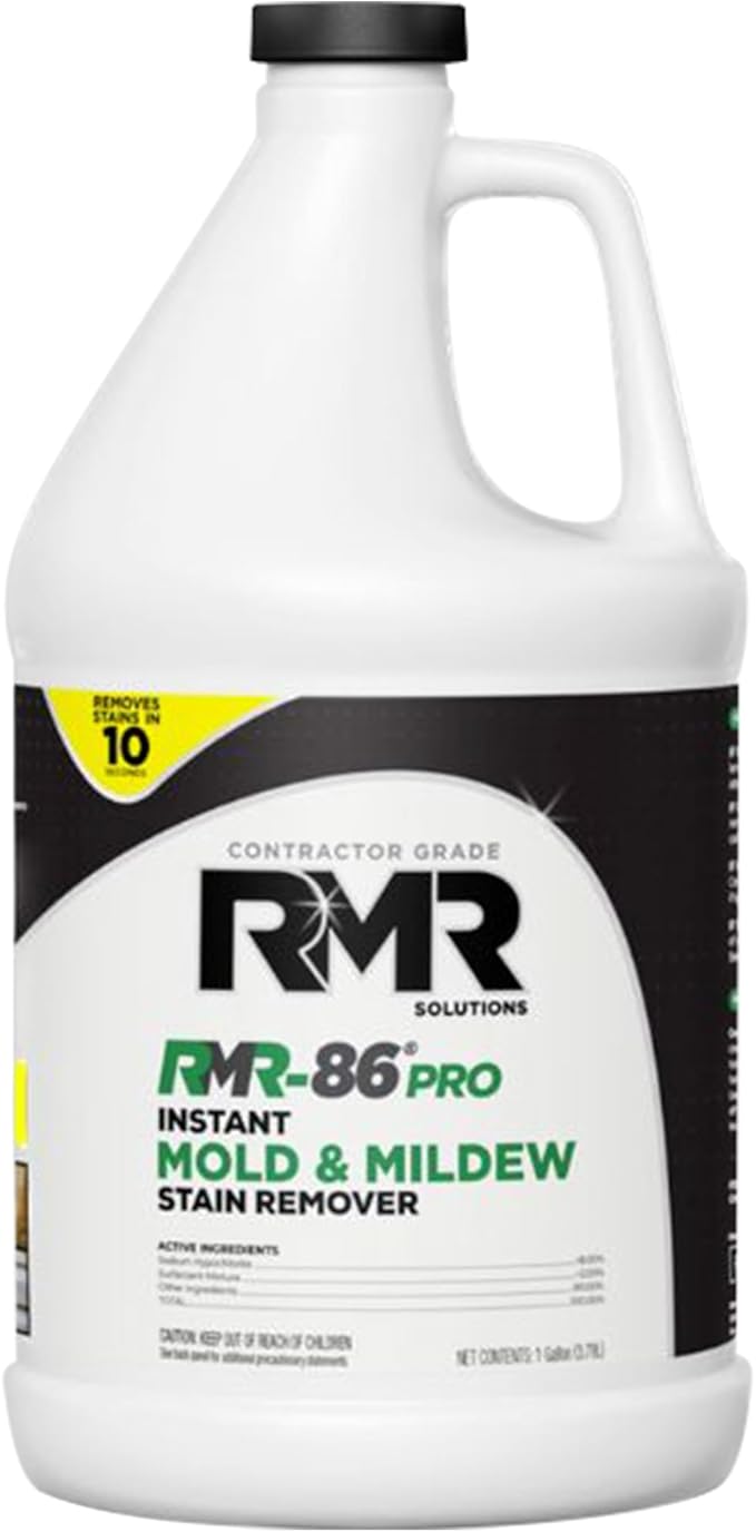 RMR-86 Pro Contractor Grade Mold Stain & Mildew Stain Remover Cleaning Solution, Professional Quality Formula, 1 Gallon by RMRBrands