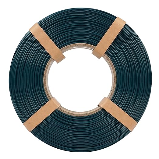 Inland V2 PLA PRO (PLA+) 3D Printer Filament Refill, 1.75mm Spooless Filament, Dimensional Accuracy +/- 0.03mm, 1KG (2.2lbs) Green Refill for Inland Reusable Spools, Bambu Lab Compatible - Image 2