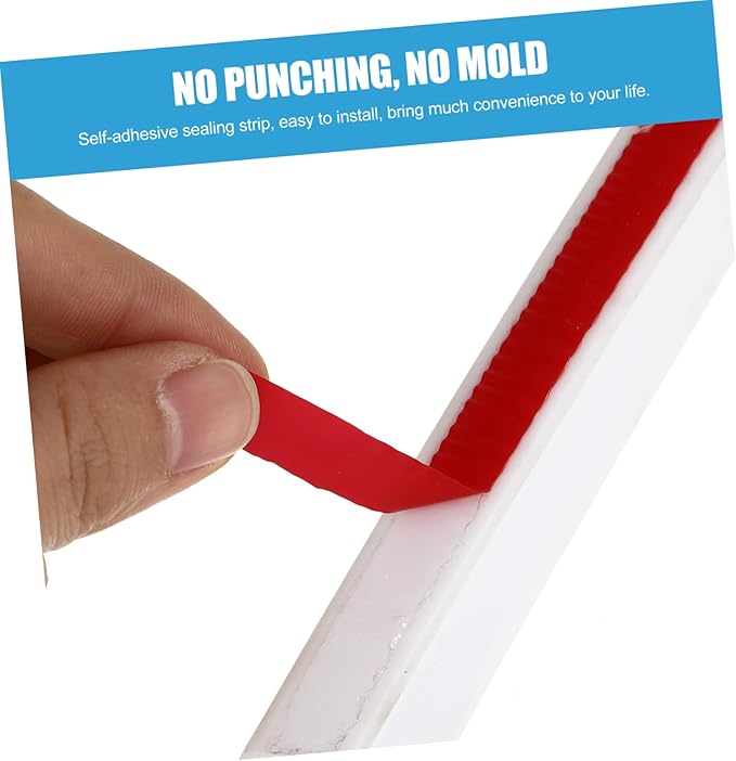 3m Toilet Water Retaining Strip Self-adhesive Silicone Baffle for Bathroom Countertops Flexible Design Easy Sinks and Showers - Image 5