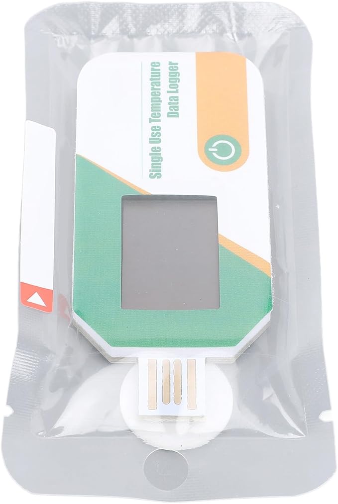 TOPINCN USB Temperature Data Logger Recorder, 32,000 Points High Accuracy Single Use IP67 Digital Temperature Humidity Data Logger for Cold Chain Transportation - Image 8