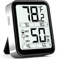 Antonki Room Thermometer Indoor Hygrometer Digital Temperature and Humidity Sensor Meter Humidity Monitor with Max/Min Records - AAA Battery Included by Antonki