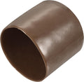uxcell 20pcs Rubber End Caps 33mm(1 5/16") ID Vinyl PVC Round Tube Bolt Cap Cover Screw Thread Protectors Brown by uxcell
