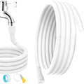 Universal Dehumidifier Drain Hose 10 Feet Air Conditioner Hose with Cut-Table Rubber Adapter Connect Clamp and Teflon Tape, Drain Pipe for Dehumidifiers, Air Conditioners by Sankoly