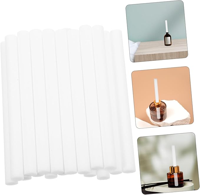 NOLITOY 50pcs Essential Oil Diffuser Sticks Cotton Filter for Humidifier White Portable Diffuser Accessory for Home Office Spa and Bathroom - Image 7