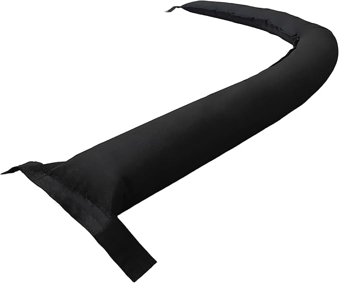 Warmoon 10ft Self-Absorbing Flood Barriers - Ideal for Home Doorways, Garage Floors & Commercial Entrances, Quick Water Activation (10ft (Pack of 5)) by Unknown