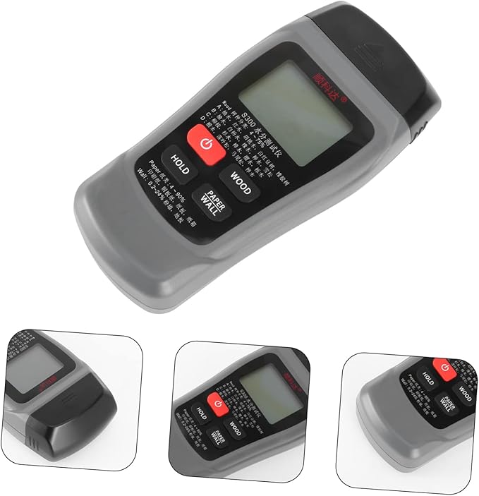 Angoily 3pcs Moisture for House Wood Moisture Tool Plant Humidity Monitor Indoor Humidity Battery Design Grey - Image 6