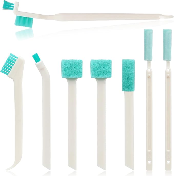 8-Piece Small Cleaning Brush Set for Tight Spaces, Mini Crevice Brushes for Household Use, Ideal for Humidifiers, Cup and Toasters by Unknown