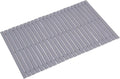 Bath Mat Bathroom Rugs Floor Wood Shower Bathtub Waterproof Non Slip Accessories 16x24 Inch Easy to Clean, Grey, 1 pc by Fovlaurs