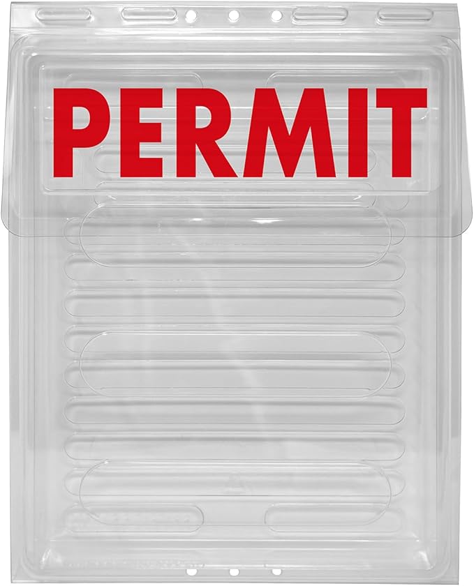 Mediz Outdoor Permit Brochure Box - Easy to Use Take One Document Holder Can Hold 200, 8.5 x 11 Documents, Flyers & Brochures or Other Outdoor Marketing Needs (1) (PERMIT - Box, Pack of 1) by RealEstateSupplyStore