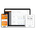 Elitech WiFi Digital Temperature Humidity Data Logger, 2.4GHz/5GHz WiFi Remote Real-Time Monitor with External Probes, Cloud Storage, App and Email Alerts, 16.4ft, RCW-800W-THE, -40°F to 176°F by Elitech