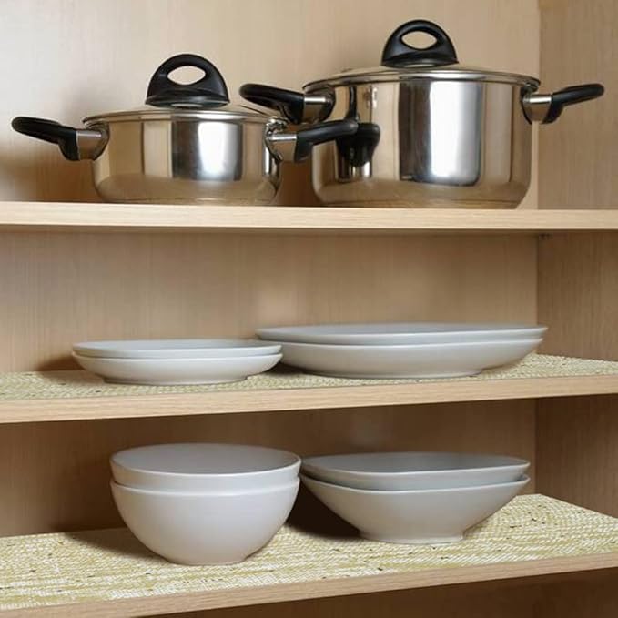 Shelf Liner 18" W x 96" L Cabinet Liners Non Adhesive, Drawer Liners Non Slip Kitchen Mat Waterproof Oil-Proof for Kitchen Cabinet, Shelves, Refrigerator, Storage, Easy to Trim - Image 9