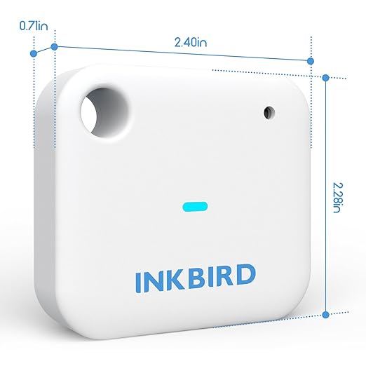 Smart Wi-Fi Temperature and Humidity Sensor, Inkbird Indoor White Hygrometer Thermometer Monitor with Alarms, Historical Graphs, 1 Year Data Cloud Storage, Ideal for Home Reptile Greenhouse - Image 2