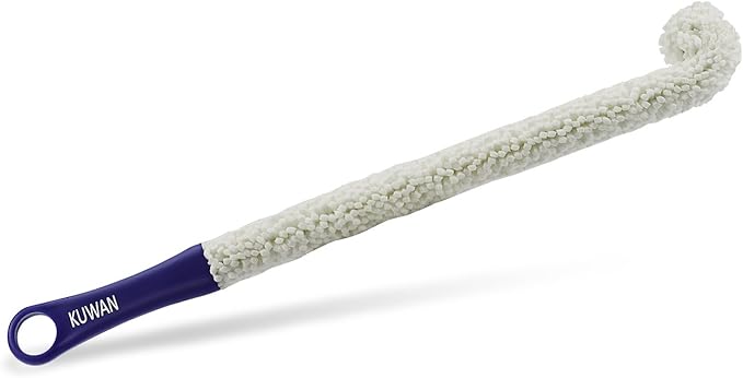 KUWAN Bottle Cleaning Brush Multi-Function Household Tools Flexible Bottle Scourer for Some Decanters, Goblets, Glasses, Cups (Long) - Image 5