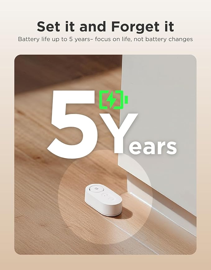 GoveeLife Upgraded Smart Water Leak Detector 1s with 1804ft Ultra-Long Range, WiFi Water Sensor with SMS/Email/APP Push and Sound Alarm, 5-Year Battery Life, Suit for Home, Basement, Kitchen, 3 Pack - Image 6