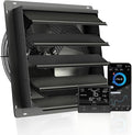 AC Infinity AIRLIFT T16, Shutter Exhaust Fan 16" with WiFi Temperature Humidity Controller, EC-Motor Wall Mount Ventilation and Cooling for Sheds, Attics, Workshops, and Greenhouses by ACInfinity