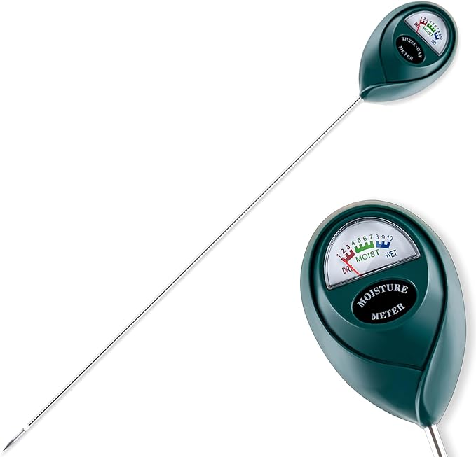 Tennedriv Green Long Probe Soil Moisture Meter for Outdoor Plants, Plant Water Meter for Outdoor Plants,Plant Moisture Meter for Indoor Plants and Outdoor Plants, No Batteries Required by TennedrivGreen