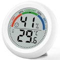 Digital Room Thermometer Hygrometer Indoor-Humidity Meter Monitor with Accurate Temperature Humidity Sensor Comfort Indicator ℃/℉ Switch for Wall Baby Home Greenhouse Cellar Garage Nest Reptile by Budsom