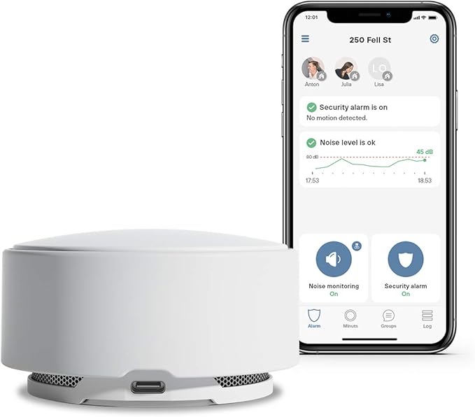 Minut - Noise, Occupancy, Motion and Temperature Monitoring for Vacation Rentals (Airbnb, VRBO & Serviced Apartments) by MINUT