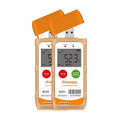 Frigga M2 2 Pack Reusable Temperature Humidity Data Logger USB Digital Refrigerator Thermometer Multi-Use Temperature Recorder High Accuracy 28800 Points PDF CSV Report by Frigga