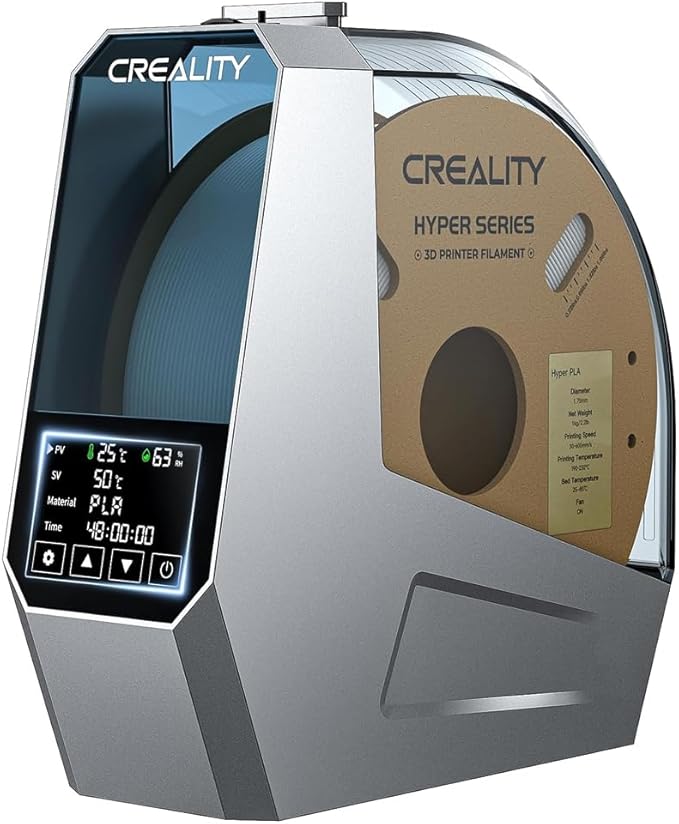 Official Creality Filament Dryer, Space Pi Filament Dryer, 360° Fast Heating 3D Printer Filament Dry Box, Filament Storage with 110W PTC Heater LCD Touch Screen One-Key Set by Creality